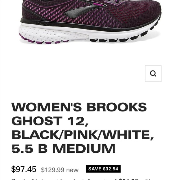 Brooks light gray Ghost 12 women’s running shoes - Picture 9 of 12